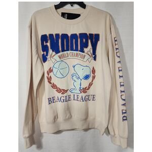 Snoopy ''Beagle league'' men's sweatshirt size medium NWT